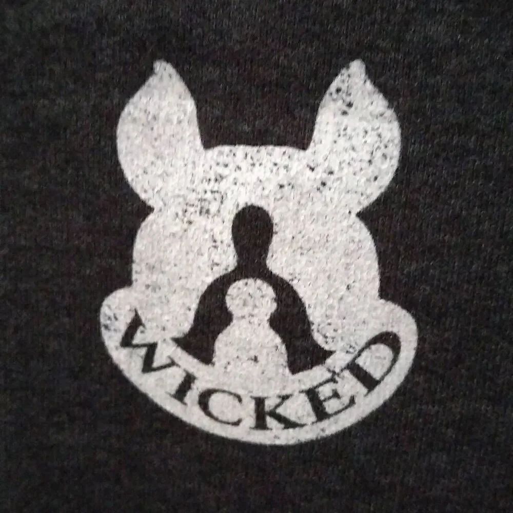 Wicked Dog Hoodie, Youth, Large, Grey, NWT - Picture 6 of 8